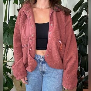 FREE PEOPLE fleece jacket
